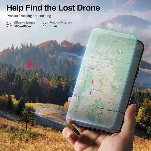 BWINE 【حفظ 117.99 دولار】 F7MINI GPS DRONE مع كاميرا 4K للمبتدئين البالغين+ B112 وحدة معرف عن بعد لتتبع GPS ، لا تفقد الطائرة بدون طيار ، الأمان المزدوج in Kuwait
