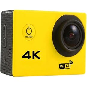 Camera 4K Action Camera 30fps/170D Underwater Helmet Waterprof 2.0-inch Screen WiFi Remote Control Sports Go Video Camera Pro DSLR Camera(Add 64G Card,Pink) in Kuwait