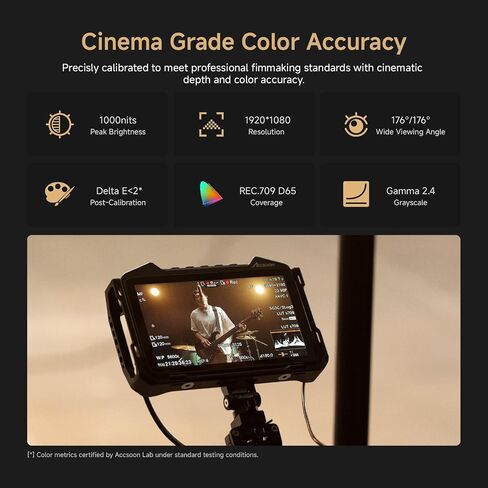 Accsoon Cineview M7 Pro Sdi HDMI Camera Field Monitor مع نظام نقل الفيديو اللاسلكي Cineview2 SDI in Saudi Arabia