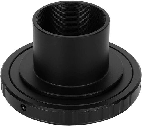 Telescope Adapter Ring T Mount SLR Camera Lens Connector Aluminum Alloy Black 1.25inch to M42 for DSLR D90 D80 D70 D60 D50 D40x D40 D800 D700 D600 D300s D300 D200 D100 D7000 in Saudi Arabia