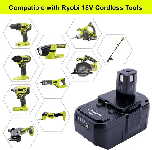 2 حزمة 7.0AH استبدال للبطارية Ryobi 18V One+ P102 P104 P105 P107 P108 P109 P122 ، متوافق مع Ryobi 18 فولت أدوات الطاقة اللاسلكية in Saudi Arabia