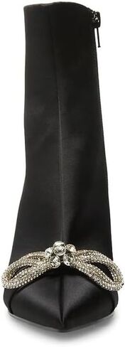 Steve Madden Ditty Black Croco Fashion Slip on Aded Toe Block Mid Heel Sandal in Saudi Arabia