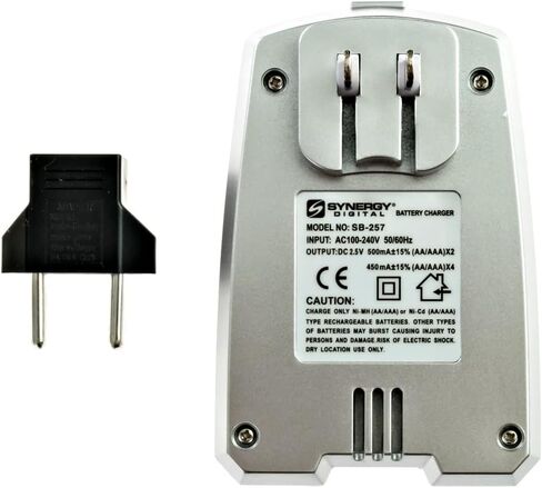 Synergy Digital Camera Battery Charger, Compatible with Sony DSC-H5 Digital Camera Battery Charger Replacement Charger for AA and AAA Battery - 110/220V Includes a EU Adapter in Saudi Arabia