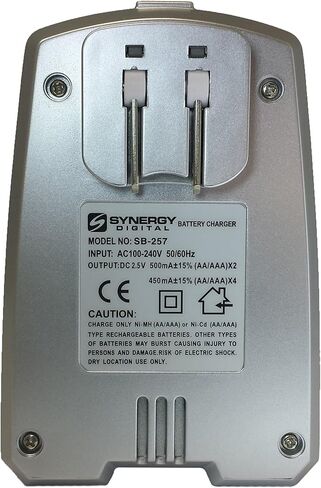 Synergy Digital Camera Battery Charger, Compatible with Sony DSC-H5 Digital Camera Battery Charger Replacement Charger for AA and AAA Battery - 110/220V Includes a EU Adapter in Saudi Arabia