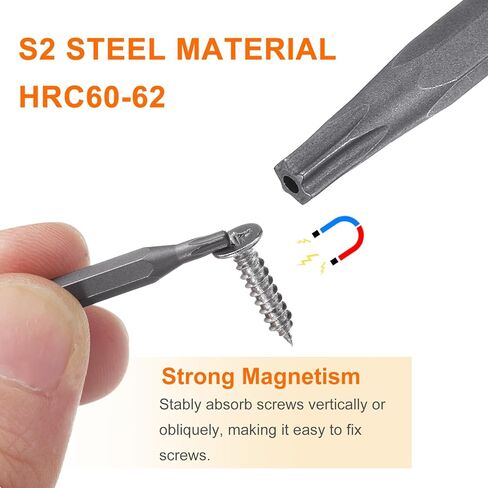 Harfington 3pcs T6H torx screwdriver بت 5/32 in Kuwait