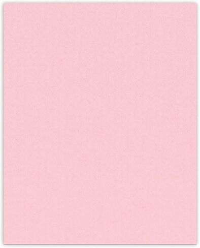 CountryArtHouse Soft Pink Acid Free 11x14 Backing Board - Uncut Photo Mat Board - 1 Sheet in Kuwait