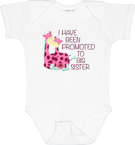 inktastic I Have Been Promoted To Big Sister Pink Baby Bodysuit in Saudi Arabia