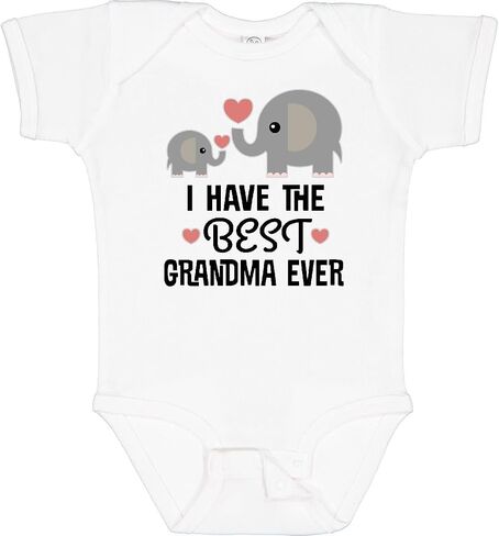 inktastic Grandkids Best Grandma Ever Baby Bodysuit in Saudi Arabia