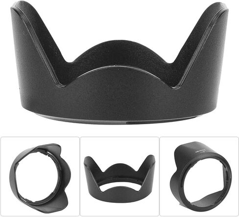 Lens Hood, Photography Accessories ABS Black Camera Accessories with Lightweight for AF P DX 18-55mm f 3.5-5.6G VR in Saudi Arabia