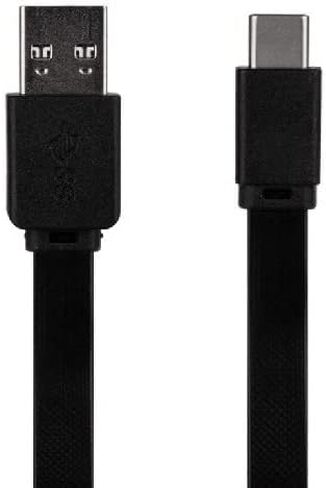 Synergy Digital Camera USB Cable, Compatible with Sony a7R V Mirrorless Digital Camera, 3 Ft. Type-C to USB-A Black Data USB Cable in Saudi Arabia