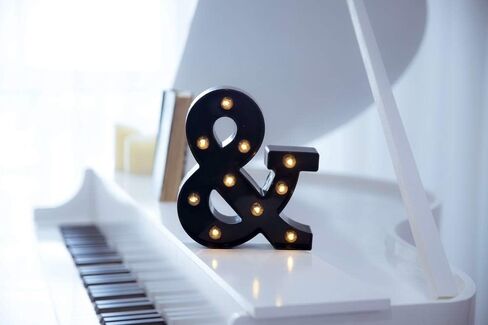 FOAKY الأسود LED MARQUEE NUMBER LIGHT SIGN in Kuwait