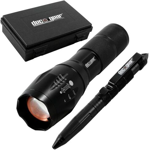 Nikon 16767 Monarch M5 8X42 Binoculars with 8X Magnification Power Bundle with Deco Gear Tactical Flashlight and Tactical Pen Set with Water/Shockproof Case and 6 x 6 inch Microfiber Cleaning Cloth in Saudi Arabia