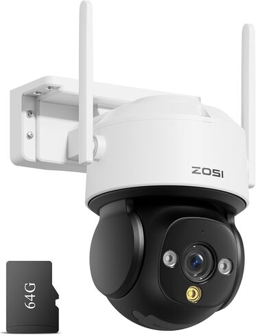 Zosi C290 4K 8MP UHD WIFI WIFI Camera Camera Outdoor Indoor ، Plug-In/Tilt IP Camera ، AI Human Face Motent Conclist in Kuwait