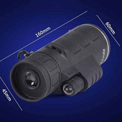 Binoculars 40X60 High Power BAK4 Prism Low NightScope Monocular Telescope Telescope with Smartphone Holder Tripod IPX7 Waterproof Eco-Friendly Materials in Saudi Arabia