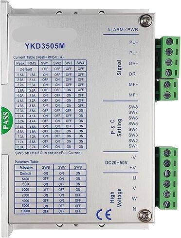 Stepper Motor Driver YKD3505M for 3 Phase 42~86mm (17~34) Stepper Motors Which Current are Below 5.7A. in Saudi Arabia