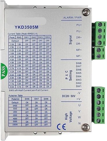 Stepper Motor Driver YKD3505M for 3 Phase 42~86mm (17~34) Stepper Motors Which Current are Below 5.7A. in Saudi Arabia