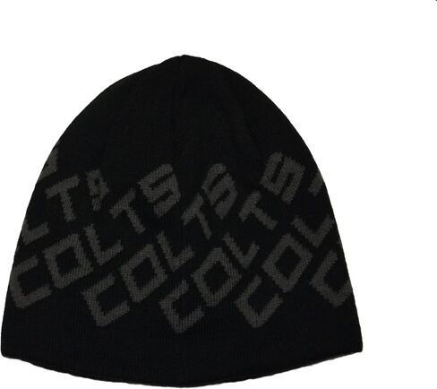 Baltimore Ravens Black Skull Cap - NFL Cuffless Knit Beanie Hat in Saudi Arabia
