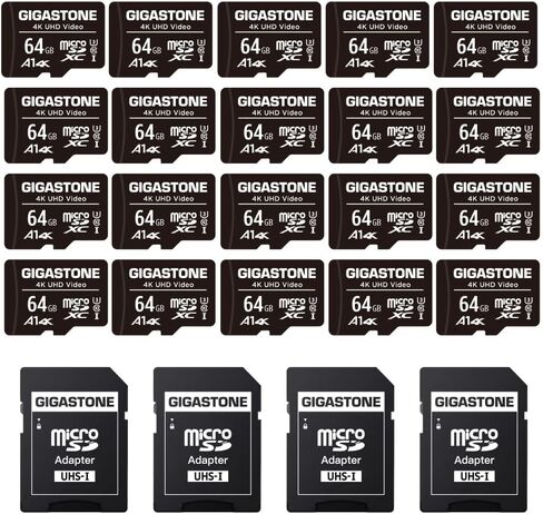 Gigastone 8GB Micro SD بطاقة 10 عبوات ، فيديو HD الكامل ، مراقبة كاميرا كاميرا كاميرا كاميرا ، 85 ميجابايت/S Micro SDHC Class 10 in Kuwait