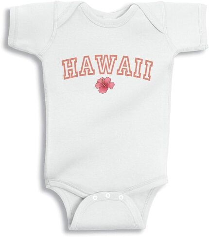 Taty Kids Hibiscus Hawaii Baby Bodysuit in Saudi Arabia