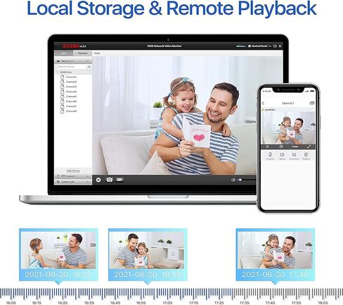 Zosi 8Channel Full 1080p High Definition Hybrid 4-in-1 HD TVI DVR Video Recorder CCTV Surveillance Camera Camera System Recording Recording Reservice (READED) in Saudi Arabia