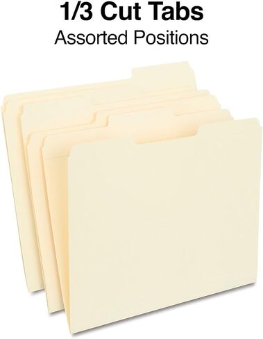 Smead(R) Premium Colored File Folders, 1/3 Cut, Letter Size, Green, Box Of 100 in Saudi Arabia