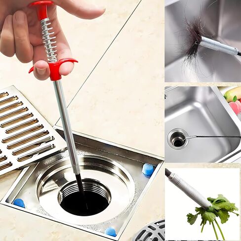 أداة التقاط مخلب المقبض المرنة مع 4 مخالب قابلة للانحناء أداة مساعدة للوصول إلى خرطوم التقاط الفضلات، وحوض المنزل، والمصارف، والمرحاض (79 بوصة) in Kuwait