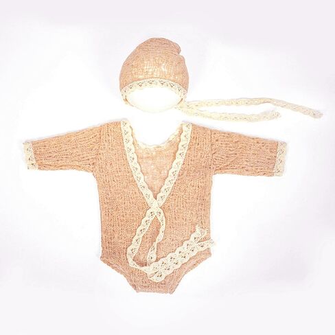 Newborn Photography Props Set, Purple Tulle Princess Dress with Shoes,Newborn Baby Photography Outfits in Kuwait