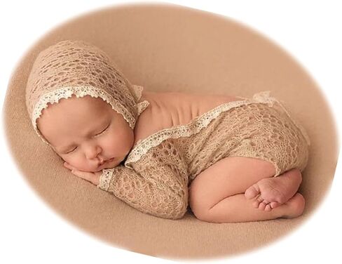 Newborn Photography Props Set, Purple Tulle Princess Dress with Shoes,Newborn Baby Photography Outfits in Kuwait