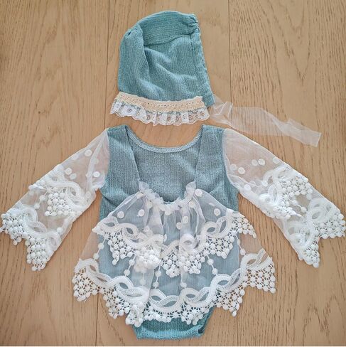 Newborn Photography Props Set, Purple Tulle Princess Dress with Shoes,Newborn Baby Photography Outfits in Kuwait