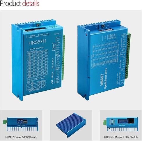 1PCS HBS57 HBS57H Stepper Motor Drive 0-200KHz AC20-80V أو DC24-70V ENCODER 1000 LOUS in Saudi Arabia