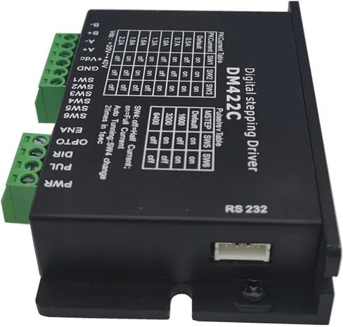 DM422C Step Motor Driver اثنين من الجهد الإدخال مرحلة 20-30 فولت التيار الحالي 0.3-2.2A لنقش جهاز التحكم العددي المحوسب. in Saudi Arabia