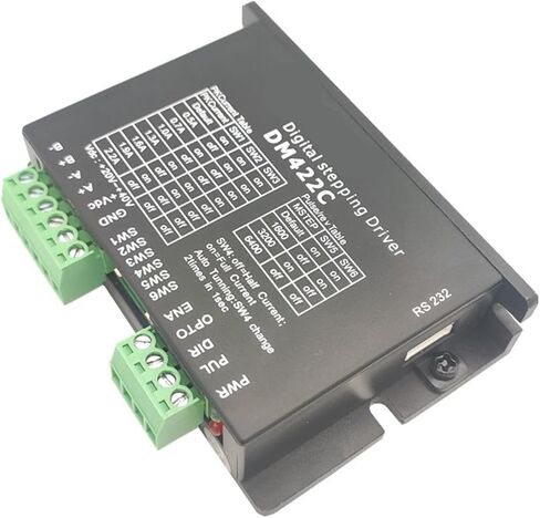 DM422C Step Motor Driver اثنين من الجهد الإدخال مرحلة 20-30 فولت التيار الحالي 0.3-2.2A لنقش جهاز التحكم العددي المحوسب. in Saudi Arabia