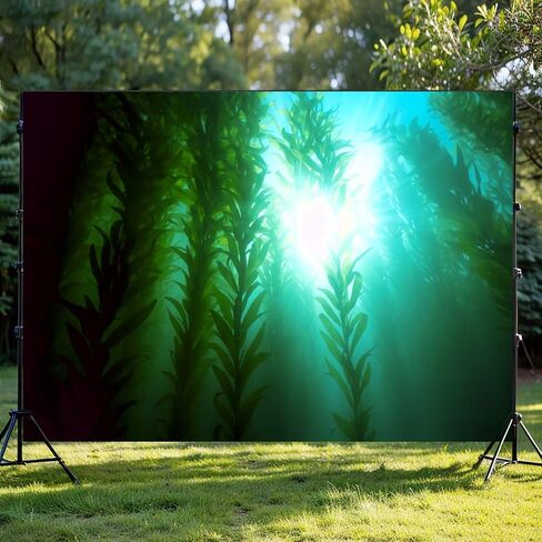 Photography Backdrop Photography Background Underwater Forest Green kelp for Photoshoot Portrait Photo Studio Video Prop Birthday Party Booth Decoration 7x5ft in Saudi Arabia