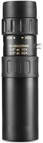 Nikula Original 10-30x25 Zoom Monocular Telescope - Pocket Binoculars for Bird Watching and Outdoor Travel (No Tripod) in Saudi Arabia