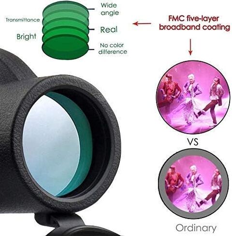 Updated Newest Monocular Telescope High Power 80x100 Compact Portable Monoculars Scope Waterproof with Phone Clip&Tripod for Smartphone Bird Watching in Saudi Arabia