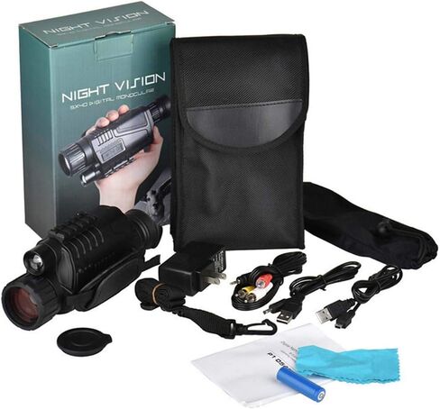 Monocular Telescope 5X40 Zoom Monocular Telescope Night Vision Hand Focus Prism Waterproof Fog Proof Men Gifts for Traveling in Kuwait