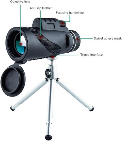 40x60 Powerful Binoculars for Adults - Waterproof Zoom Large Handheld Monocular Telescope for Bird Watching, Outdoor Travel, Sightseeing (A) in Saudi Arabia