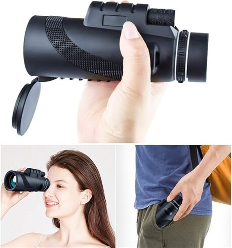 40x60 Powerful Binoculars for Adults - Waterproof Zoom Large Handheld Monocular Telescope for Bird Watching, Outdoor Travel, Sightseeing (A) in Saudi Arabia
