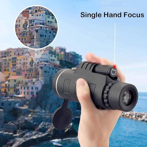 Monoculars Telescope Telescope High Power for Adults, Monocular Scope 40x60 with Smartphone Holder & Tripod, Waterproof and Anti-fogging Monoculars for Bird Watching Binoculars in Saudi Arabia