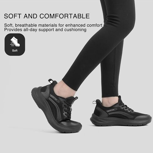 Treesky Non Slip Work Shoes for Women in Food Service - Slip Resistant, Comfortable & Lightweight Sneakers, Suitable for Restaurant, Kitchen & Nursing Crews in Kuwait