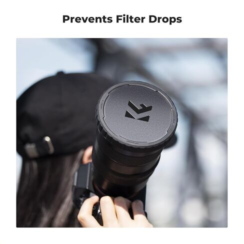 K&F Concept 72mm متغير ND CAP ، مادة TPU ، أسود in Saudi Arabia