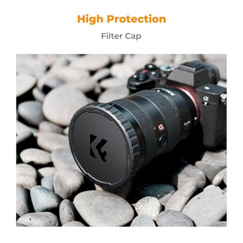 K&F Concept 72mm متغير ND CAP ، مادة TPU ، أسود in Saudi Arabia