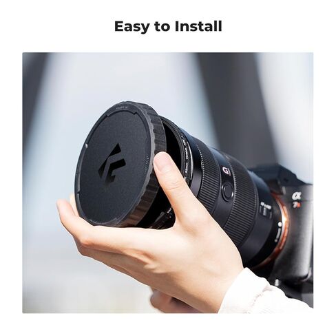 K&F Concept 72mm متغير ND CAP ، مادة TPU ، أسود in Saudi Arabia