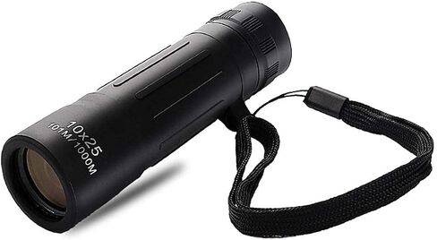 Updated Newest Telescope Monocular Telescope Waterproof Shockproof Zoom Monocular Telescope Prism for Bird Watching Camping Wildlife Traveling 10X25 Outdoor in Saudi Arabia