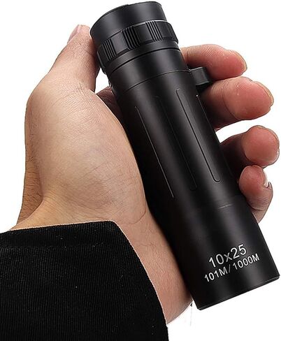Updated Newest Telescope Monocular Telescope Waterproof Shockproof Zoom Monocular Telescope Prism for Bird Watching Camping Wildlife Traveling 10X25 Outdoor in Saudi Arabia