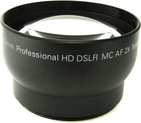 ZE-2X58B 58mm 2X TelePhoto high definition lens, includes lens pouch and cap covers (Life Time Warranty) in Saudi Arabia