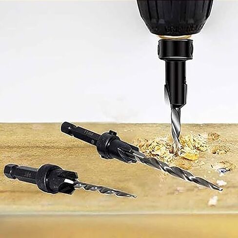 Generic 5-Piece Hex Shank Twist Drill Bit Set, Quick Change HSS Drill Bits for Metal, Wood, and Plastic in Saudi Arabia