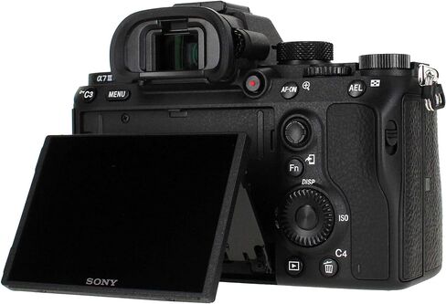 كاميرا Sony A7 III بدون مرآة (ILCE7M3/B) + 64 جيجابايت بطاقة ذاكرة + حقيبة + CARD READER + Flex Tripod + Hand Strap + Memory Wallet + Cap Keeper + Cleaning Kit (متجددة) in Saudi Arabia
