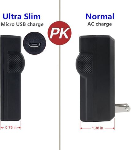 شاحن Kastar Slim USB لـ NB-11L و NB-11LH و NB11L و PowerShot SX410 IS و SX400 IS و ELPH 170 IS و 340 HS 320 HS 130HS 110 HS 1150 HS و A2300 IS A2400 IS و A2500 A2600 A3400 IS A3500 IS و A4 in Saudi Arabia