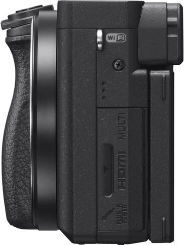 Sony a6400 Mirrorless Camera (ILCE-6400/B) + 64GB Card + NPF-W50 Battery + Card Reader + Corel Photo Software + HDMI Cable + Case + Flex Tripod + Hand Strap + Cap Keeper + More (Renewed) in Saudi Arabia